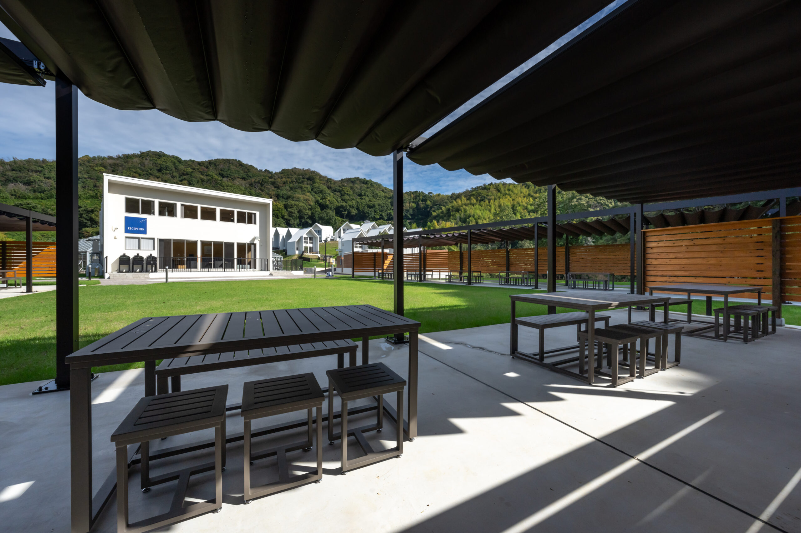 かなたのさと　BBQ会場